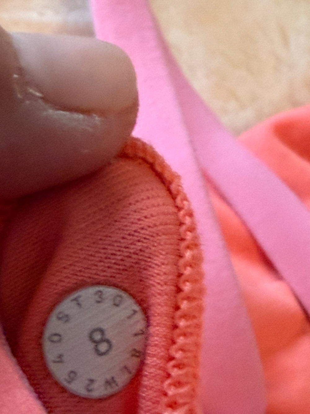 2 for $25 lululemon athletica Pink Strappy Sports Bra - Picture 4 of 4